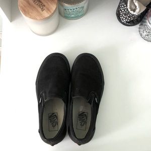Black Slip-On Vans